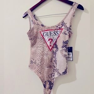 GUESS? Viper Print Bodysuit - NWT - Size XS-M